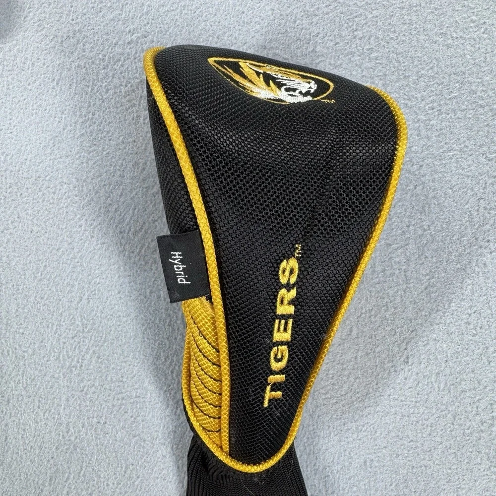 MISSOURI TIGERS DRIVER 1 WOOD & HYBRID HEADCOVER TEAM EFFORT HEAD COVER BLACK